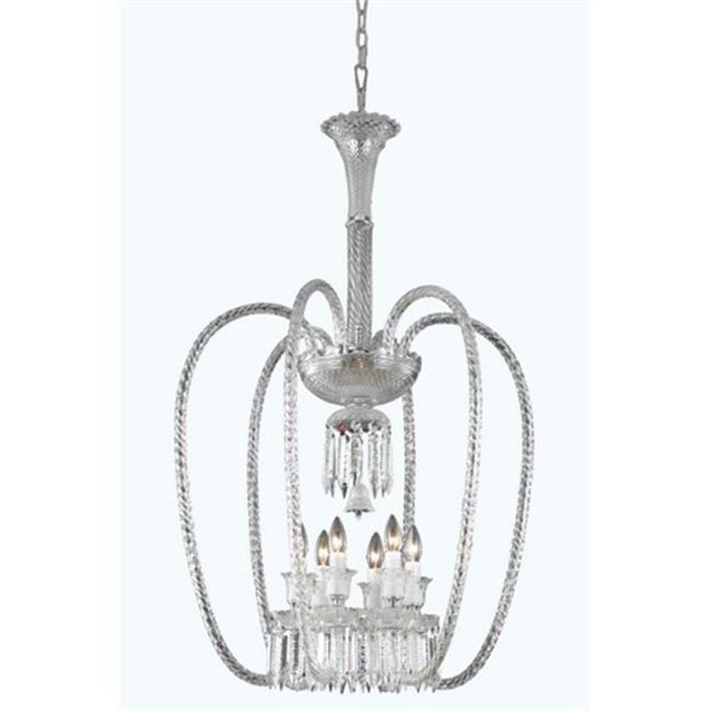 8906D27C-EC 27 x 40 in. Majestic Collection Hanging Fixture, Chrome
