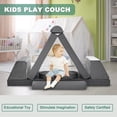 thumbnail image 5 of MOPHOTO 10PCS Modular Kids Sofa Couch Fold Out Couch Playhouse Play Set for Toddlers, Kids Couch Play Set, Creative Couch Kids Foam Play Couch Indoor, 5 of 8