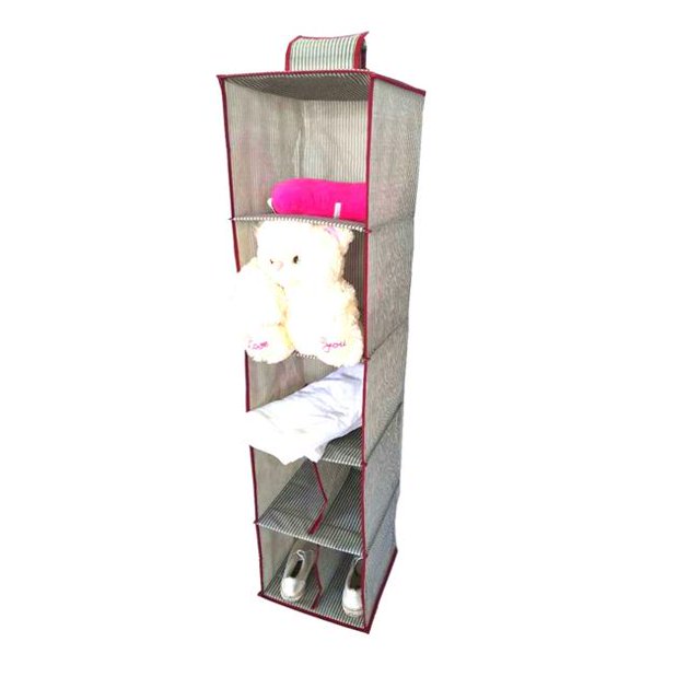 Elegant Home Fashions YN95081 Organisateur de Chandails et de Chaussures - Rouge