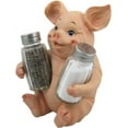 thumbnail image 3 of ative Pig and Shaker Set with Holder Stand in Farm Animal Figurines, & Statues or Country Kitchen and Restaurant Table Spice Rack ations As Gifts, 3 of 4