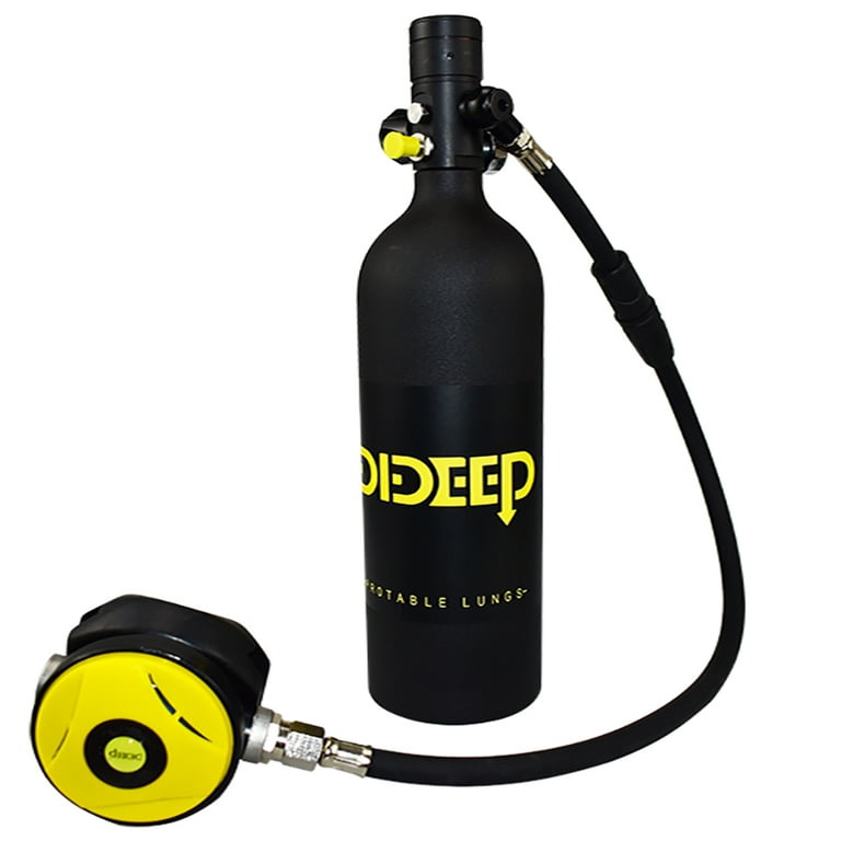 DEDEPU 1L Diving Scuba Tank Oxygen Tank Snorkeling Portable Lung for  Underwater