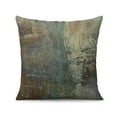 thumbnail image 2 of Throw Pillow Covers in Teal and Brown - A Chic Geometry Design for Fashionable Living Rooms, 2 of 7