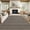 brown, variant on Machine Washable Rug with Non-Slip Backing, Modern Neutral Printed Low Pile Rug, Stain Resistant Non-Shedding Striped Carpet Throw Mats for Living Room and Bedroom