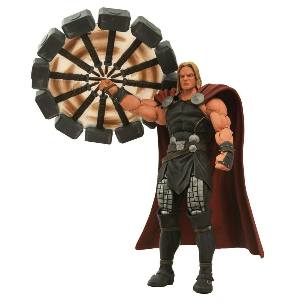 thor playing with action figures