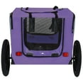 thumbnail image 5 of Outdoor Heavy Duty Collapsible Pet Bike Trailer with 16-Inch All-Terrain Wheels & Universal Hitch – Foldable Dog/Cargo Carrier Cart, 5 of 11