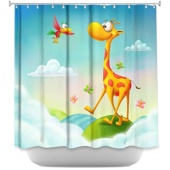 Shower Curtains - DiaNoche Designs - At the Hop