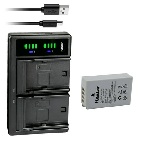 Kastar 1-Pack Battery and LTD2 USB Charger Compatible with Nikon EN-EL24 ENEL24 EN-EL24a ENEL24a Battery Nikon MH-31 Charger Nikon 1 J5 1J5 Nikon DL18-50 DL1850 Nikon DL24-85 DL2485 Digital Camera