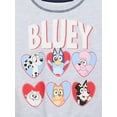 thumbnail image 3 of Bluey Toddler Valentine's Day Graphic Tee with Long Sleeves, Sizes 12M-5T, 3 of 12