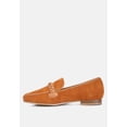 thumbnail image 3 of Echo Suede Leather Braided Detail Loafers In Tan, 3 of 5