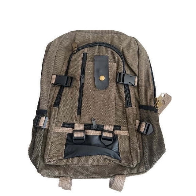 Boovnll Sac à Dos, Sac à Dos Multifonction Imperméable pour Homme à Grande Capacité, Sac à Dos Rétro de Loisirs et de Voyage, Toile pour Élèves du Secondaire, Sac à Dos de Voyage, Sac à Dos pour Femmes
