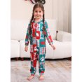 thumbnail image 4 of Hirigin Family Christmas Pajamas, Long Sleeve Christmas Tree Print Hooded Jumpsuit Sleepwear, 4 of 9