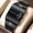 Gunmetal gray surface with black steel band, variant on New Trendy Tech Electronic Watch for Men, Personalized Frameless Quartz Watch, Laser Starlight Wristwatch, Men's Fashion Watch
