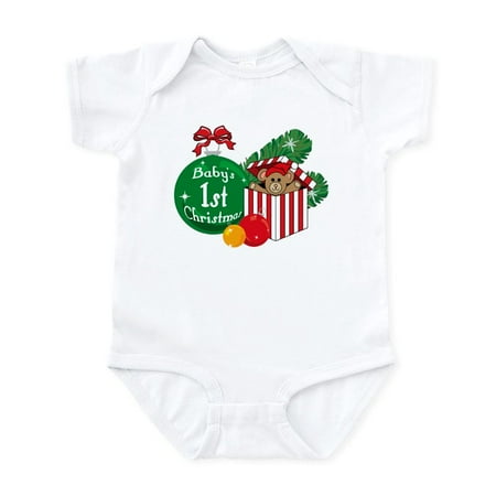 

CafePress - Baby s 1St Christmas Infant Bodysuit - Baby Light Bodysuit Size Newborn - 24 Months