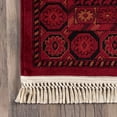thumbnail image 3 of nuLOOM Billie Traditional Paneled Fringe Area Rug, 4' x 6', Billie Red, 3 of 6