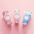 thumbnail image 4 of Sanrio-Reloj de Hello Kitty para niños, accesorio Kawaii, bonito, Cinnamoroll, MyMelody, regla para estudiantes, hebilla automática, juguete para regalo de cumpleaños, 4 of 4