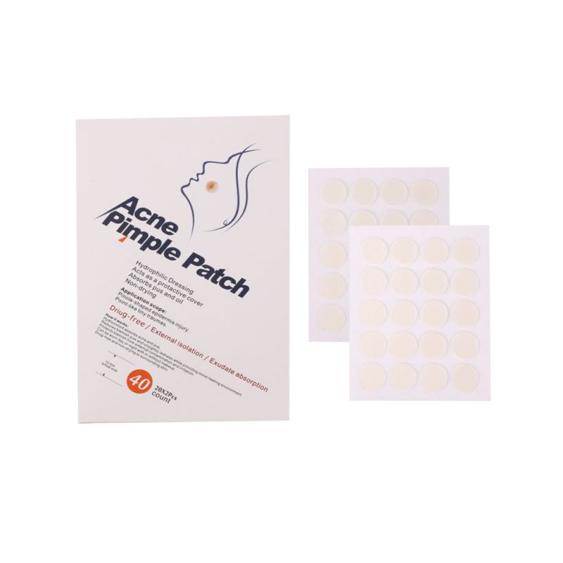 Pimple Patch Acne Pimple Master Patch, 40 Count Hydrocolloid Bandages Acne Spot Treatment