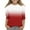Red, variant on Bnwani Long Sleeve Toddler T Shirt Crew Neck Casual Fashion Solid Printed Gradient Tops 9 Years
