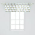 thumbnail image 2 of Ambesonne Watercolor Flowers Window Valance, Fresh Petunia Blossoms Pastel Flourish Growth of Mother Nature Theme, Curtain Valance for Kitchen Bedroom Decor with Rod Pocket, 54" X 18", Multicolor, 2 of 3
