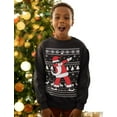 thumbnail image 5 of Tstars Boys Unisex Christmas Shirts Gift Dabbing Through the Snow Santa Christmas Dab Kids Family Holiday Shirts Xmas Party Christmas Gifts for Boy Youth Kids Sweatshirt, 5 of 6