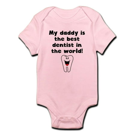 

CafePress - My Daddy Is The Best Dentist In The World Body Sui - Baby Light Bodysuit