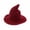 Red, variant on Costyle Women Ladies Witch Wizard Hat Halloween Party Dress Up Cosplay Costume Gift, Dark grey