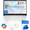 White, variant on HP Stream 14" HD BrightView Laptop, Intel Celeron N4120 Processor, 4GB RAM, 64GB SSD, Intel HD Graphics, 720p Webcam, 1 Year Office 365, Gold, Win 11, Hotface 32GB USB Card
