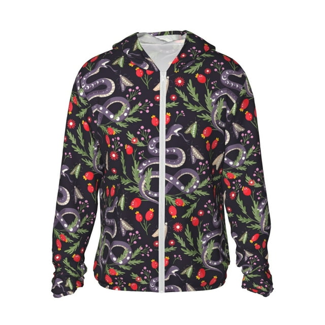 Naloa Veste Légère pour Hommes et Femmes, Protection Solaire, à Capuche, Manches Longues, pour Randonnée, Pêche, Voyage, Poches Zippées-TTG