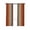 Orange, variant on Aqua Teal Blackout Curtains, Light Blocking Print Window Curtains, Farmhouse Wood Grain Vintage Brown Striped Thermal Insulated Window Drapes for Living Room Kitchen Cafe 2 Panels, 55"W x 39"L