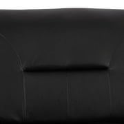 Trumanpick Leather Single Sofa Chair, Modern Comfy Sofa Couch for Living Room, Bedroom, Black