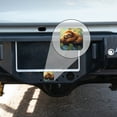 thumbnail image 4 of Hitch Cover Fits For 2-Inch Hitch,Cute Cartoon Sloth Sitting On The Branchrubber Trailer Hitch Cover Tube Plug Insert,Car Exterior Accessories, Receiver Tube Hitch Plug, 4 of 6