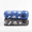 Blue&Grey|Paw Bone, variant on AIWEK Dog Blanket Paw Bone Pattern 1 Pack 2 Super Soft Warm Flannel Sofa Cover Car Bed Protector, Urine Proof Washable Outdoor Pet Blanket for Puppy Large Dogs & Cats,40"*30" Blue&Beige