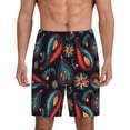 thumbnail image 1 of Fotbe Paisley1 Pantalones Cortos de Pijama para Hombre, Ropa de Dormir, Pantalones de Pijama Cortos para Hombre-XX-Large, 1 of 6