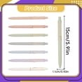 thumbnail image 3 of Clearance Under $2 |0.5mm Retractable Black Ink Gel Pens Soft Aesthetic Pastel Barrel Smooth Quick-Dry Non-Bleed Writing Pens For Daily Note-Taking Office Drafting(Green), 3 of 4