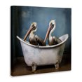 thumbnail image 4 of Stupell Industries Pelican Bath Time Typography Painting Gallery Wrapped Canvas Art Print Wall Art, 17 x 17, 4 of 8