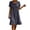 Black, variant on Summer Dresses for Women 2026 Plus Size Short Sleeve Crew Neck Casual Loose Summer Vacation Beach Sundresses