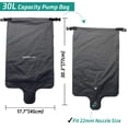 thumbnail image 2 of TREKOLOGY 30L Saco con bomba de compresión con parte superior enrollable para colchonetas de dormir UL80v2, saco con bomba para colchonetas de camping, colchonetas para dormir, colchonetas inflables p, 2 of 5