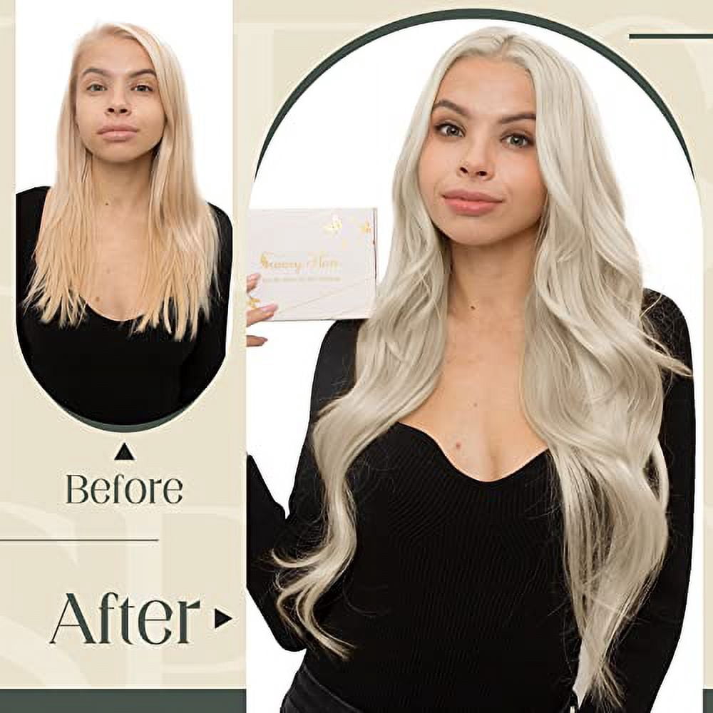 Sunny 24inch Blonde Tape in Hair Extensions Real Human Hair  display picture 3