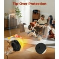 thumbnail image 6 of Portable Personal Desktop Space Heater for Home, 1500W/750W Fan-Forced Electric Heater, Black, New, 6 of 7
