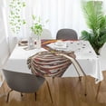 thumbnail image 3 of Yayeee Tablecloths 54" x 54" Rectangle Wrinkle Resistant Party Table Cover, Colorful Skeleton, 3 of 8