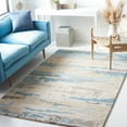 thumbnail image 2 of SAFAVIEH Soho Marcus Abstract Area Rug, Beige/Blue, 6' x 6' Square, 2 of 8
