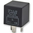 thumbnail image 2 of DKMOTORK 0031 CF14 Led Flasher Relay 3 Pin Electronic Turn Signal Flashers for Led Lights Hyper Blink Flash No Flash Problem 1PCS, 2 of 4