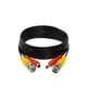thumbnail image 4 of Paquete de 4 Cámara de seguridad CCTV Cable BNC Siamese Pre-Hecho 2-en-1 Video y potencia PVC Negro 100 pies SatelliteSale, 4 of 6
