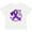 AA-White, variant on Inktastic Love, Care, Cure Cystic Fibrosis Awareness Purple Ribbon Boys or Girls Baby T-Shirt