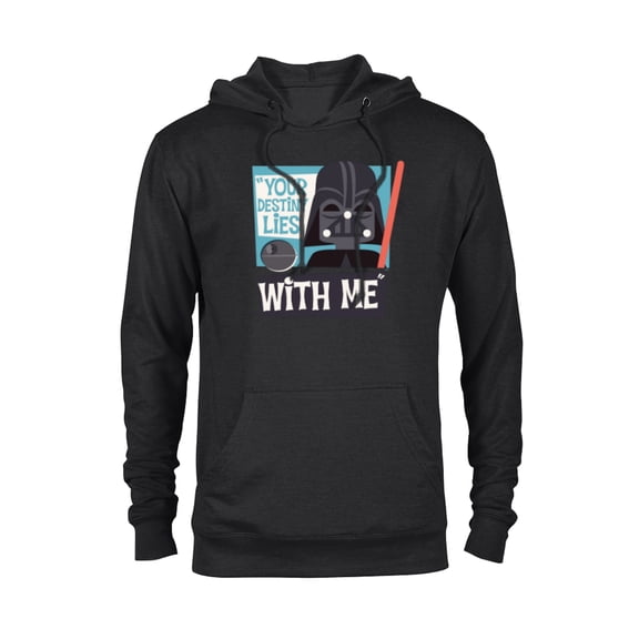 Star Wars Darth Vader Your Destiny Lies With Me Stylized - Pullover Hoodie for Adults - Customized-Black