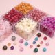 thumbnail image 5 of Cuentas redondas de resina con degradado de estrellas y sirena, accesorios para collar hechos a mano, 5 of 6