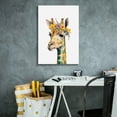 thumbnail image 4 of Epic Graffiti 'Giraffe With Flowers' by Svetlana Aleynikova Canvas Wall Art, 18" x 26", 4 of 8