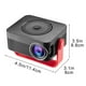 thumbnail image 3 of Amzcrzy Electrónica para hombres Organizador de electrónica Cámara digital Miniproyector portátil Full HD 1080P, proyector de películas Bluetooth mejorado con pantalla, TV Sticks, smartphones/HDMI/US, 3 of 4
