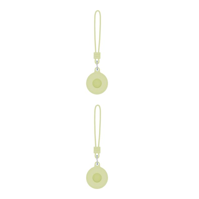 jesticaly Étui de Protection en Cuir Anti-Rayures pour Air Tags Locator Accessoire No.06 2Ensemble