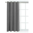 thumbnail image 1 of Mainstays Faux Suede Mid Grey Window Panel, 1 of 1