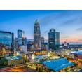 Noah Jigsaw Puzzle Charlotte, North Carolina, USA uptown skyline 1000